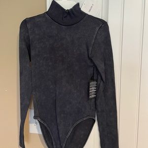 Forever 21 charcoal bodysuit